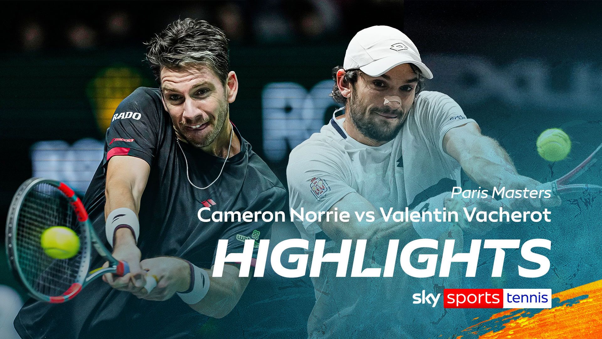 In-form Vacherot edges Norrie to continue Masters run to progress to quarters