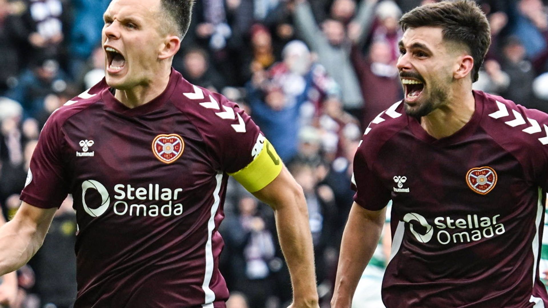 Hearts stun Celtic to move eight points clear in Scottish Premiership