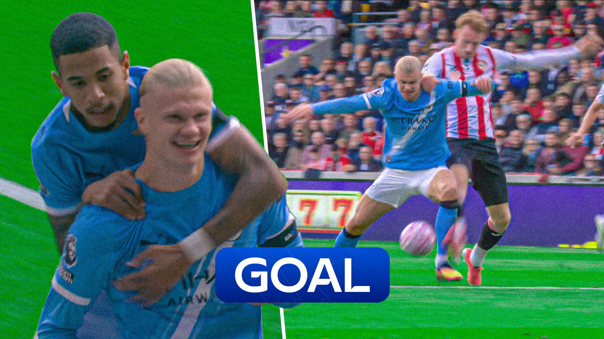 'Brute strength and brilliance!' | Haaland 'crashes' City into the lead