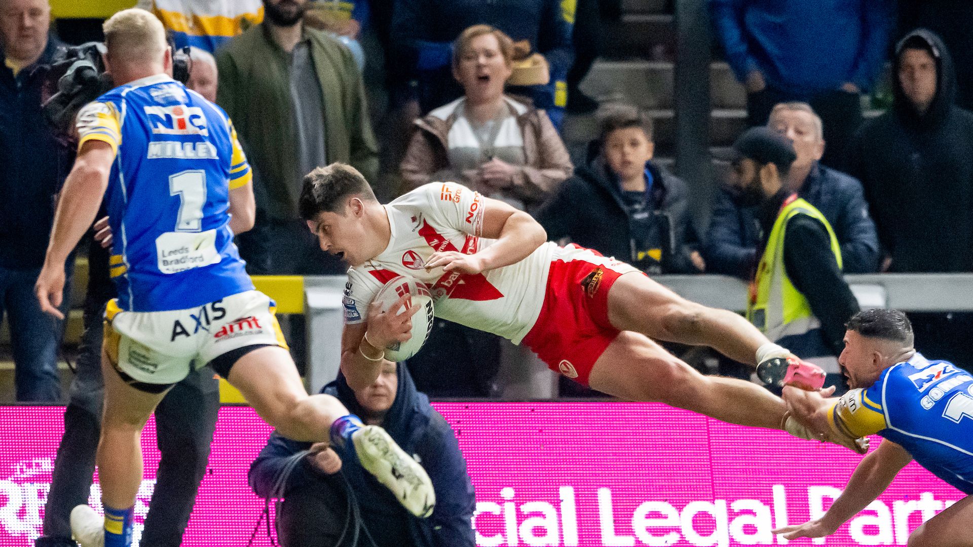Bennison's try in Saints' dramatic play-off win awarded incorrectly, RFL admit
