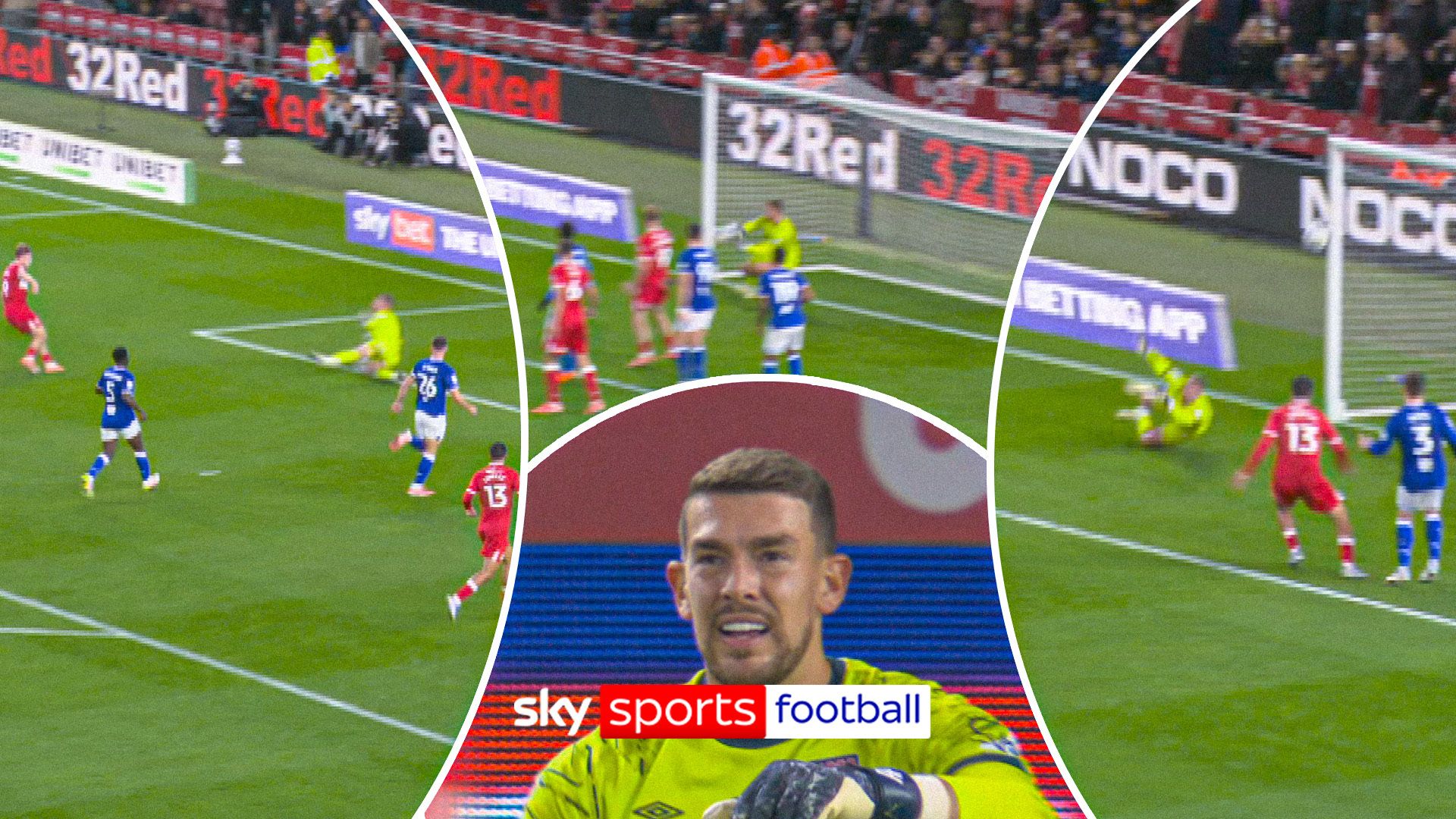 HUGE saves! Palmer denies a flurry of chances to keep Boro at bay! 
