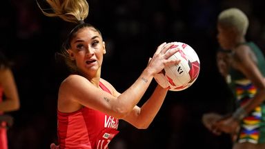 Alicia Scholes was part of the Nations Cup 2025 winning squad and London Pulse's Netball Super League champions