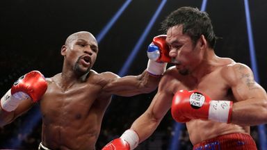 Floyd Mayweather won his title fight against Manny Pacquiao in 2015