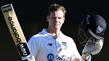 Steve Smith scored a century for New South Wales in the Sheffield Shield ahead of The Ashes from November 21