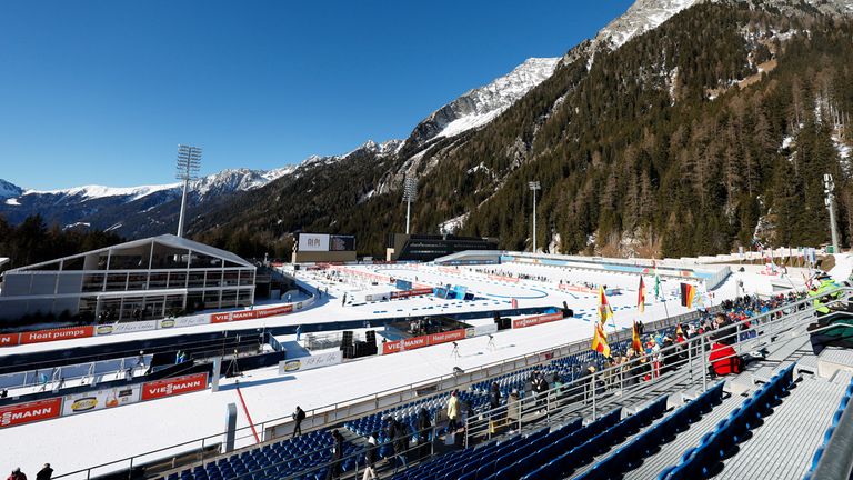 Anterselva: Biathlon Arena - Sportart: Biathlon.