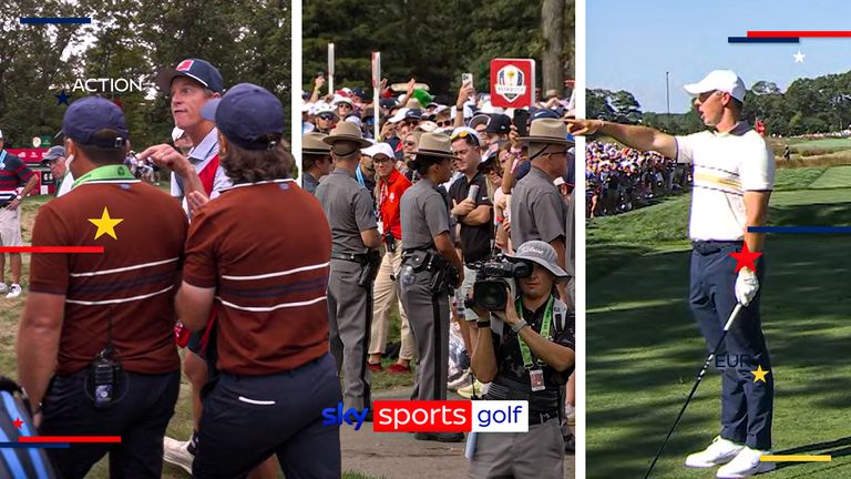 A look back at the most controversial moments from the 2025 Ryder Cup at Bethpage Black