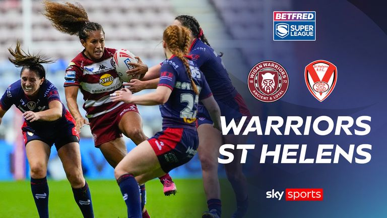 Highlights of the Women's Super League final between Wigan Warriors and St Helens