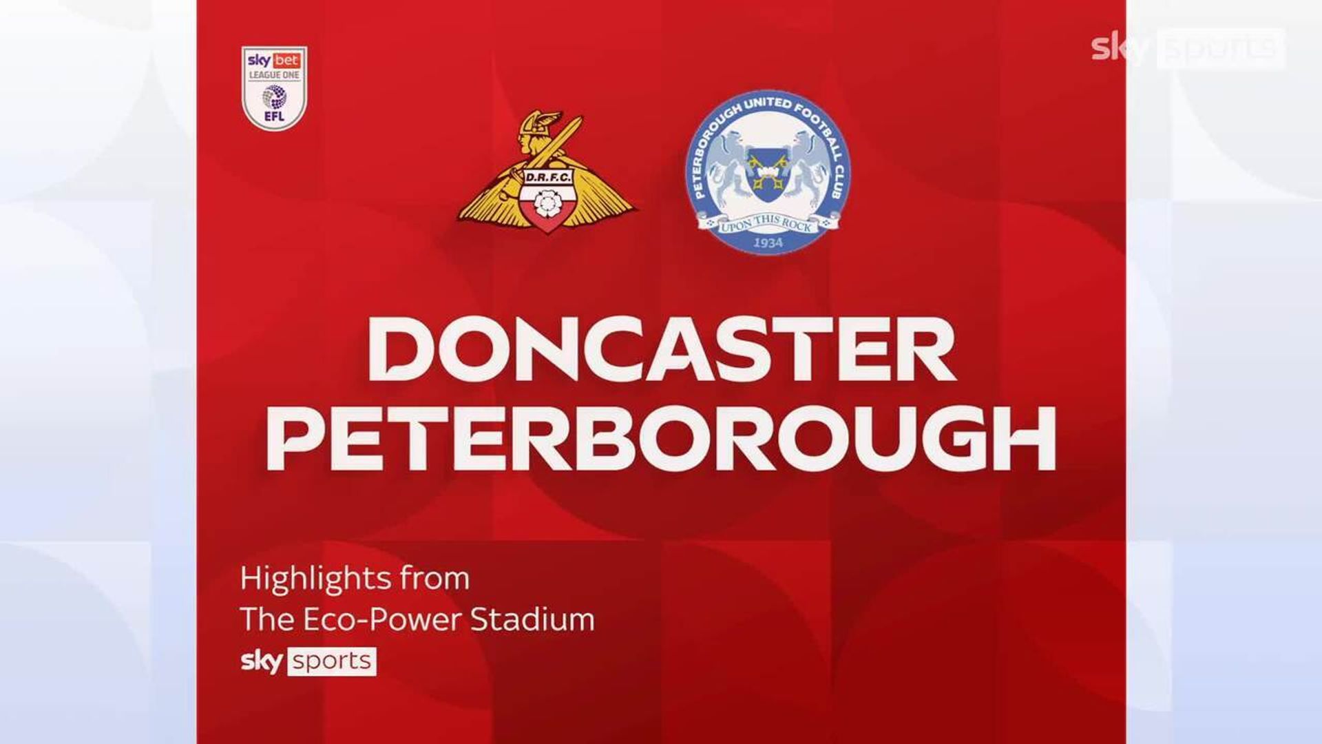 Doncaster 2-1 Peterborough