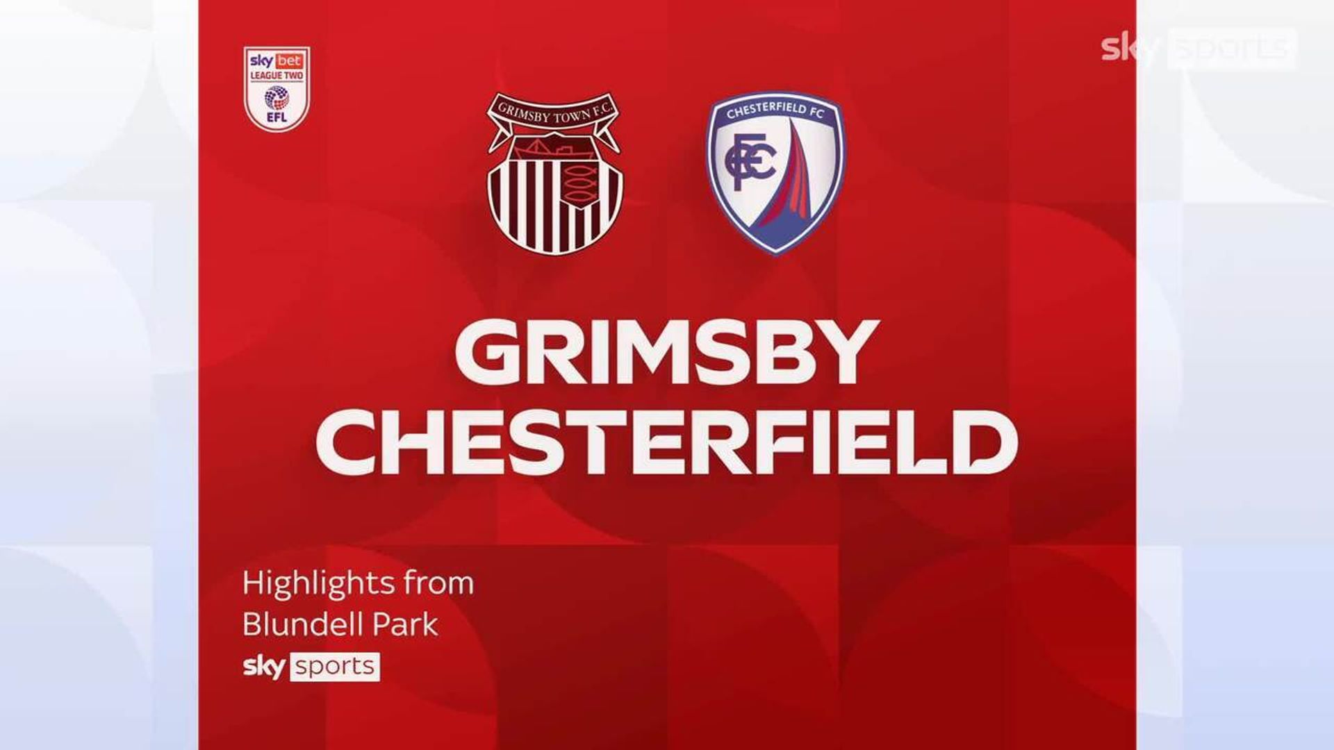 Grimsby 0-1 Chesterfield