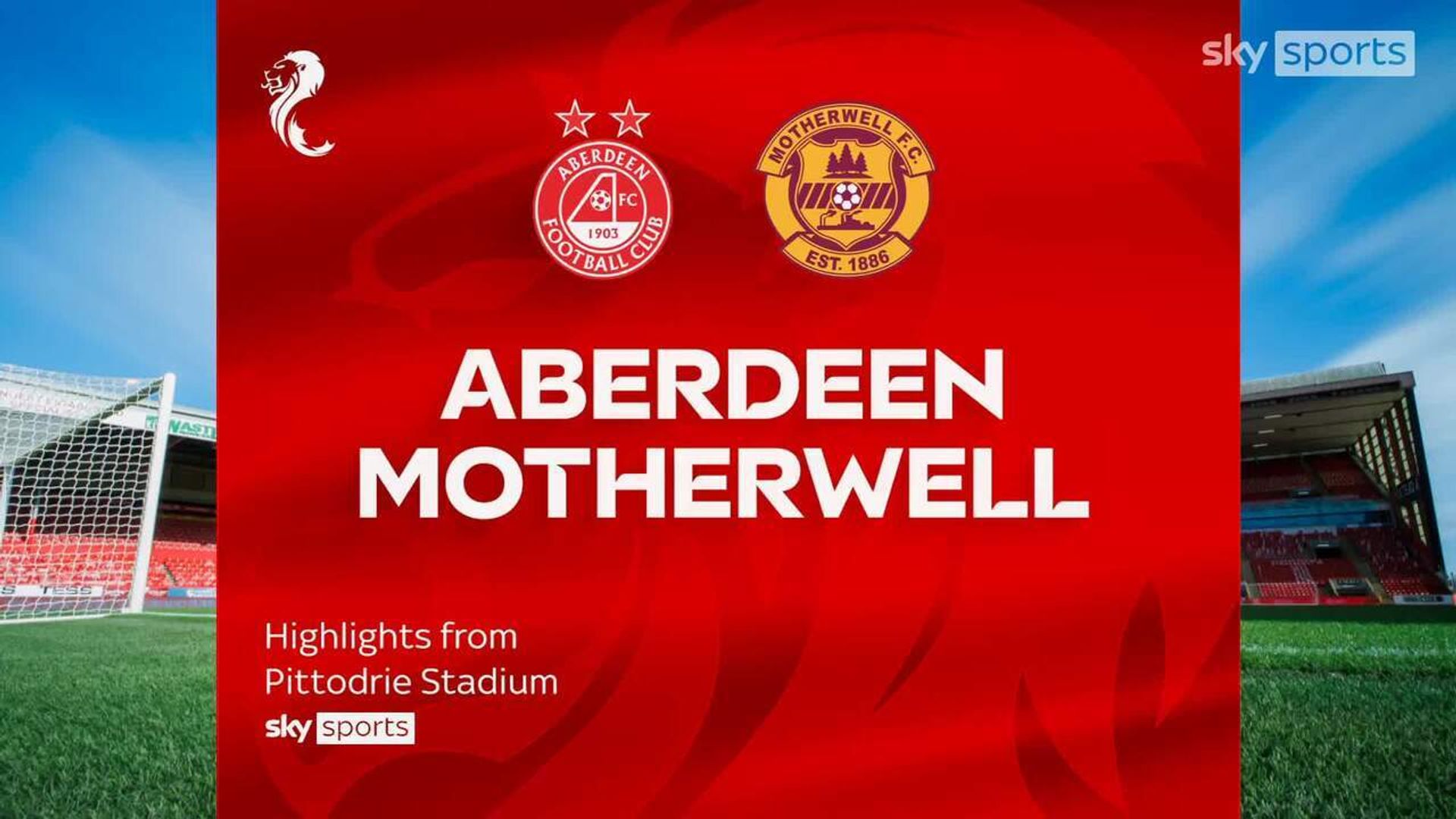 Aberdeen 1-1 Motherwell