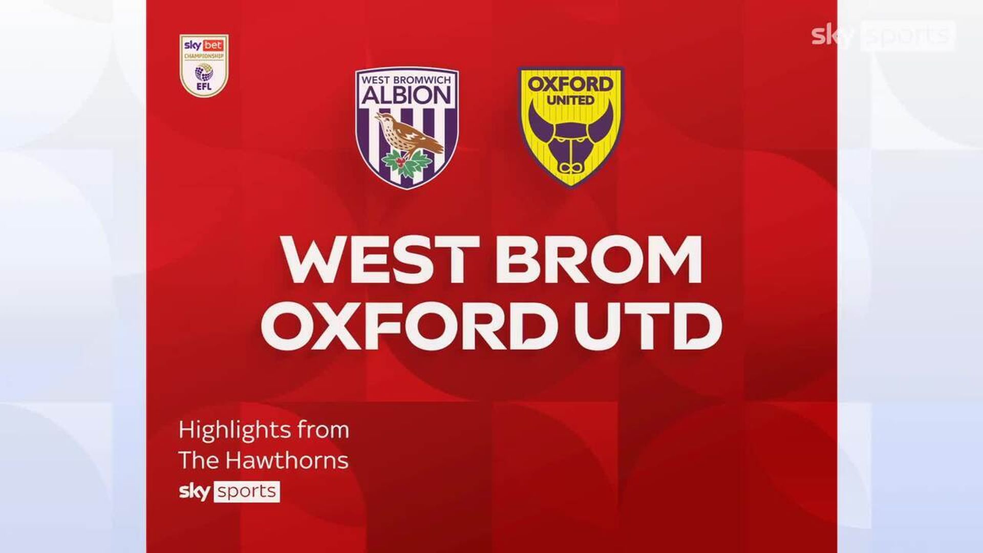 West Brom 2-1 Oxford 