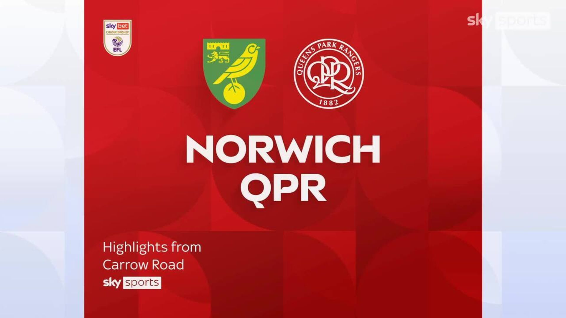 Norwich 3-1 QPR