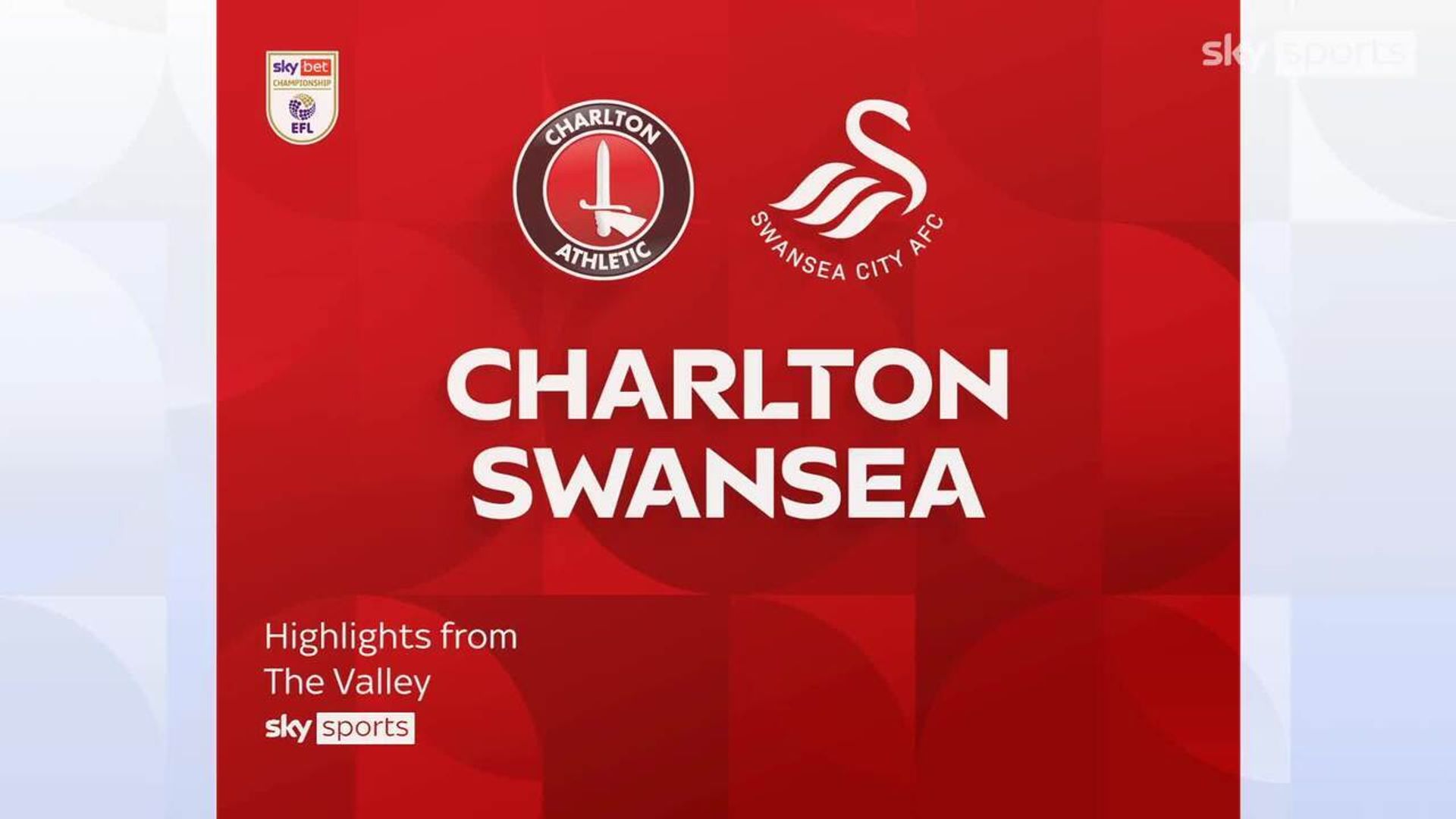 Charlton 1-1 Swansea