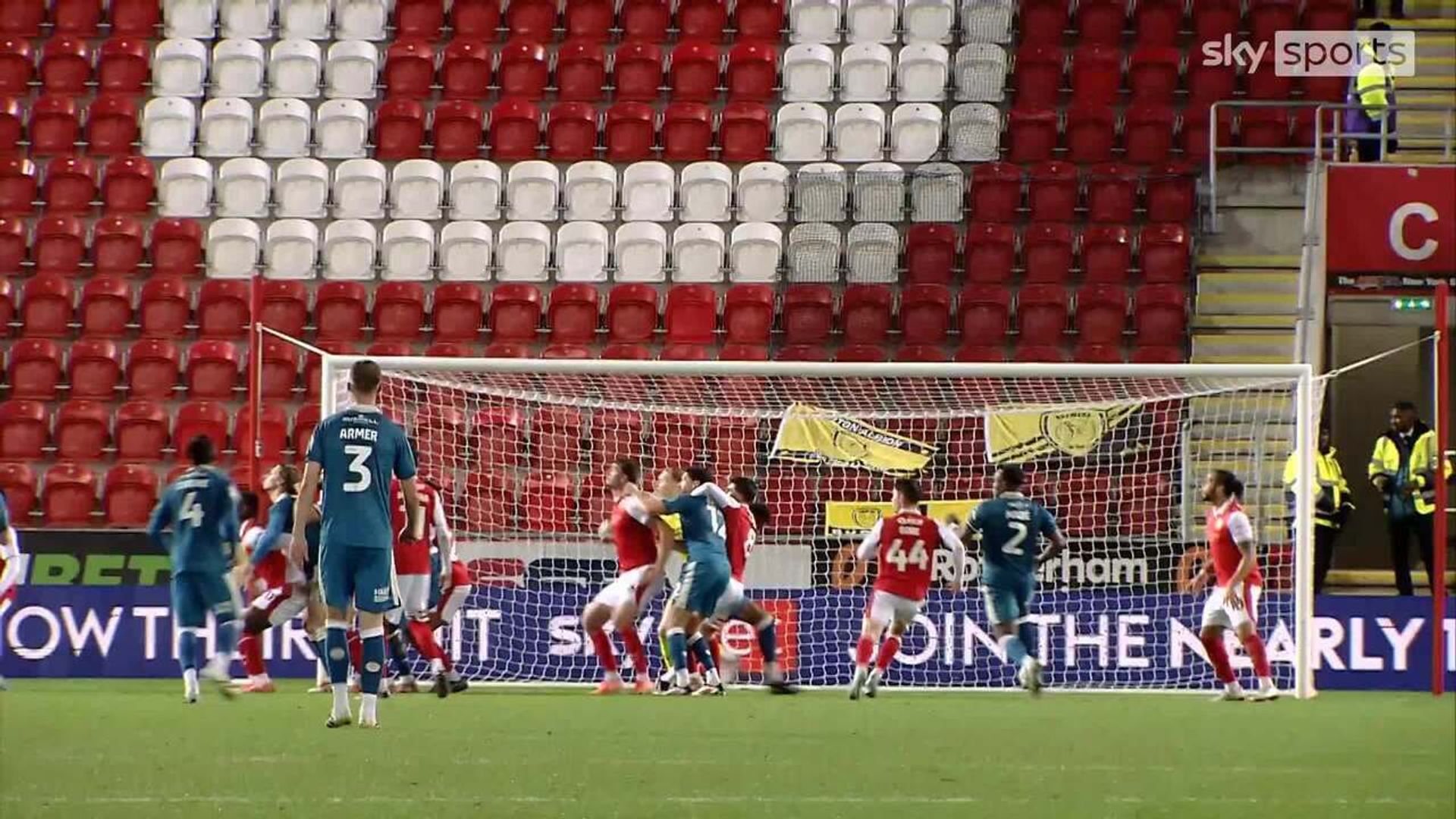 Lofthouse leaps his way to give Burton the lead against Rotherham