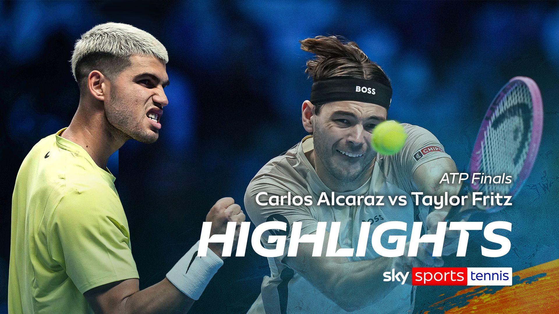 Alcaraz comes back to beat Fritz in ATP Finals classic