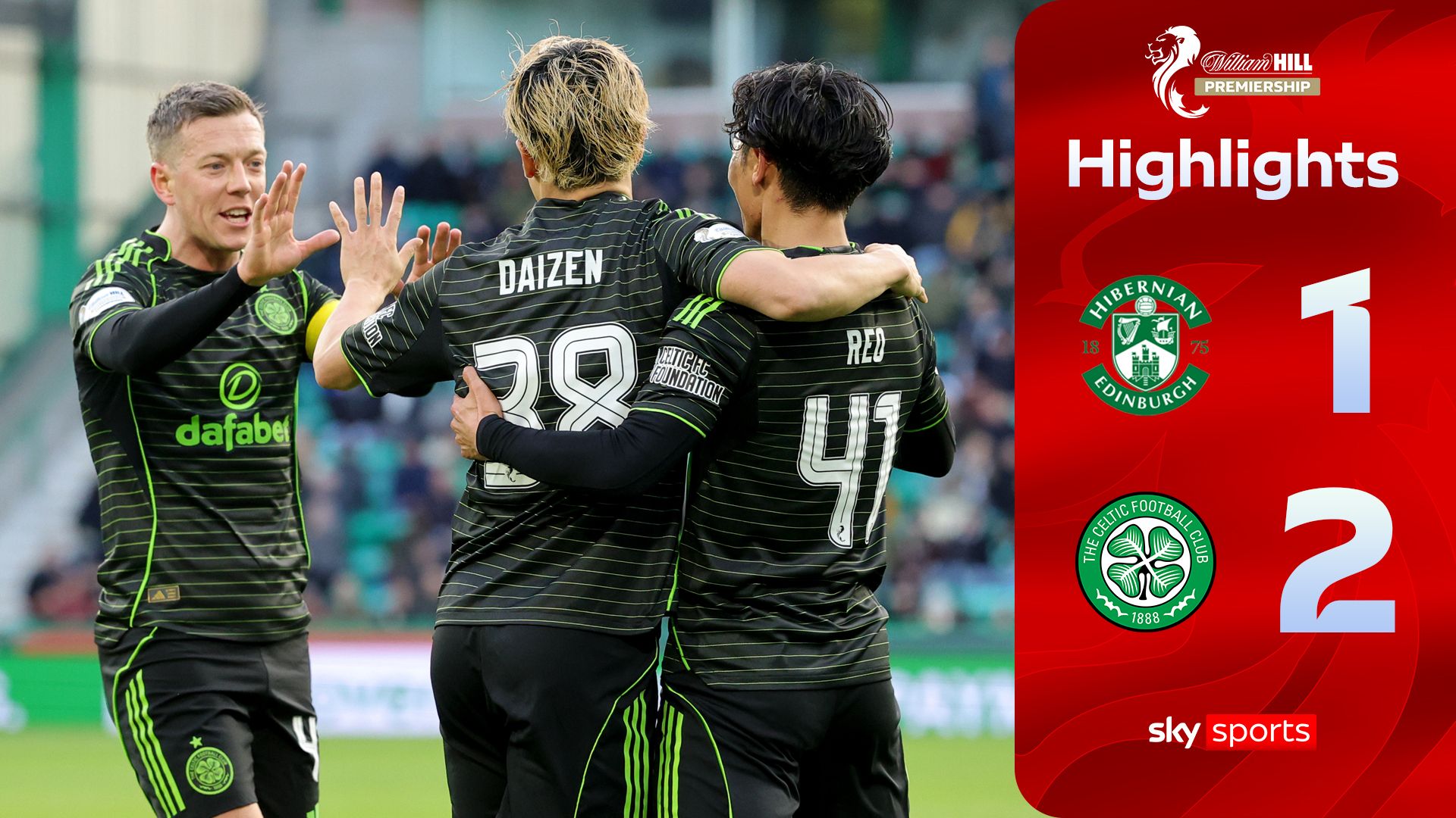 Hibernian 1-2 Celtic