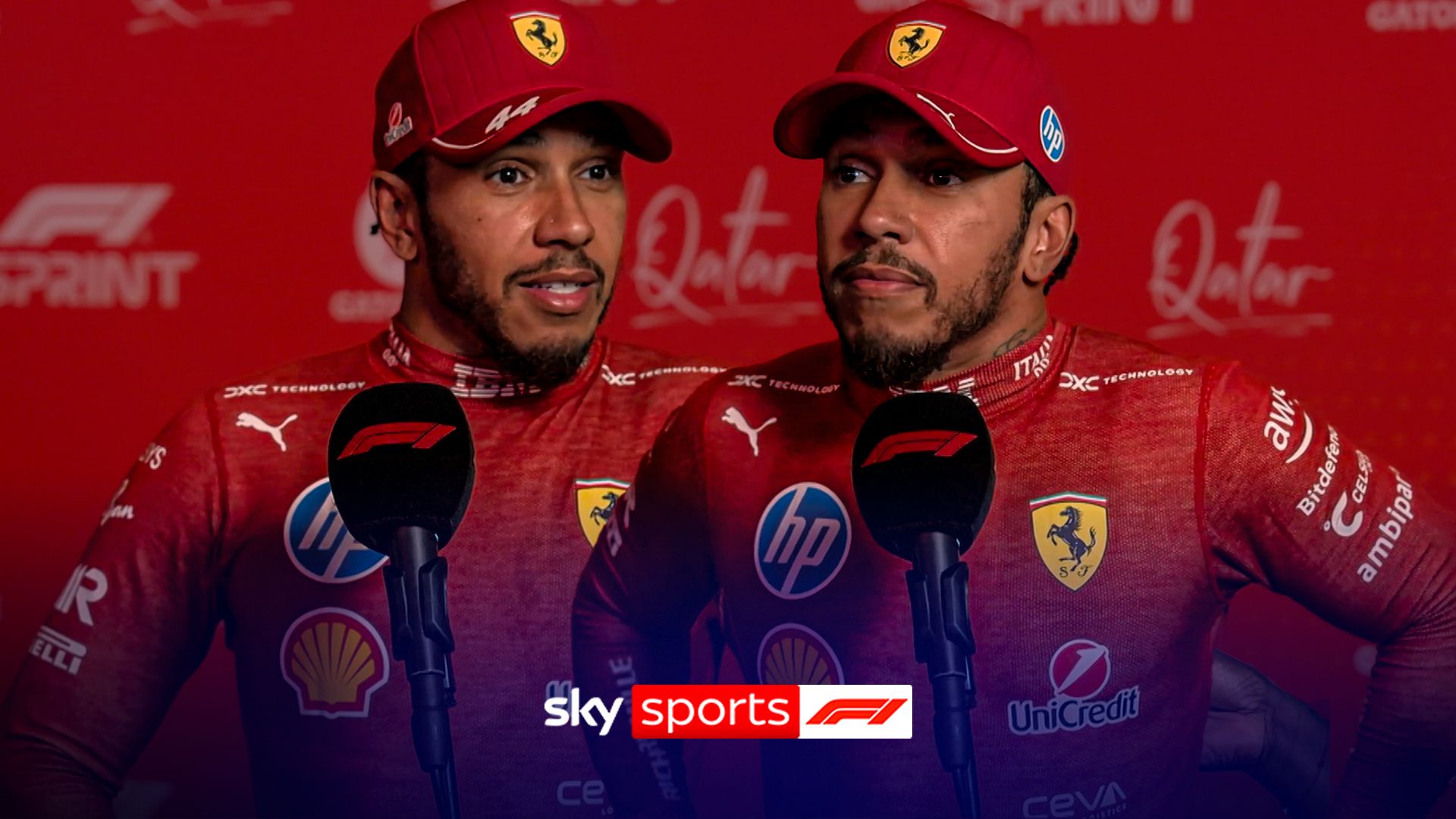 'Weather's nice!' - Hamilton's NINE-WORD interview as Ferrari woes continue