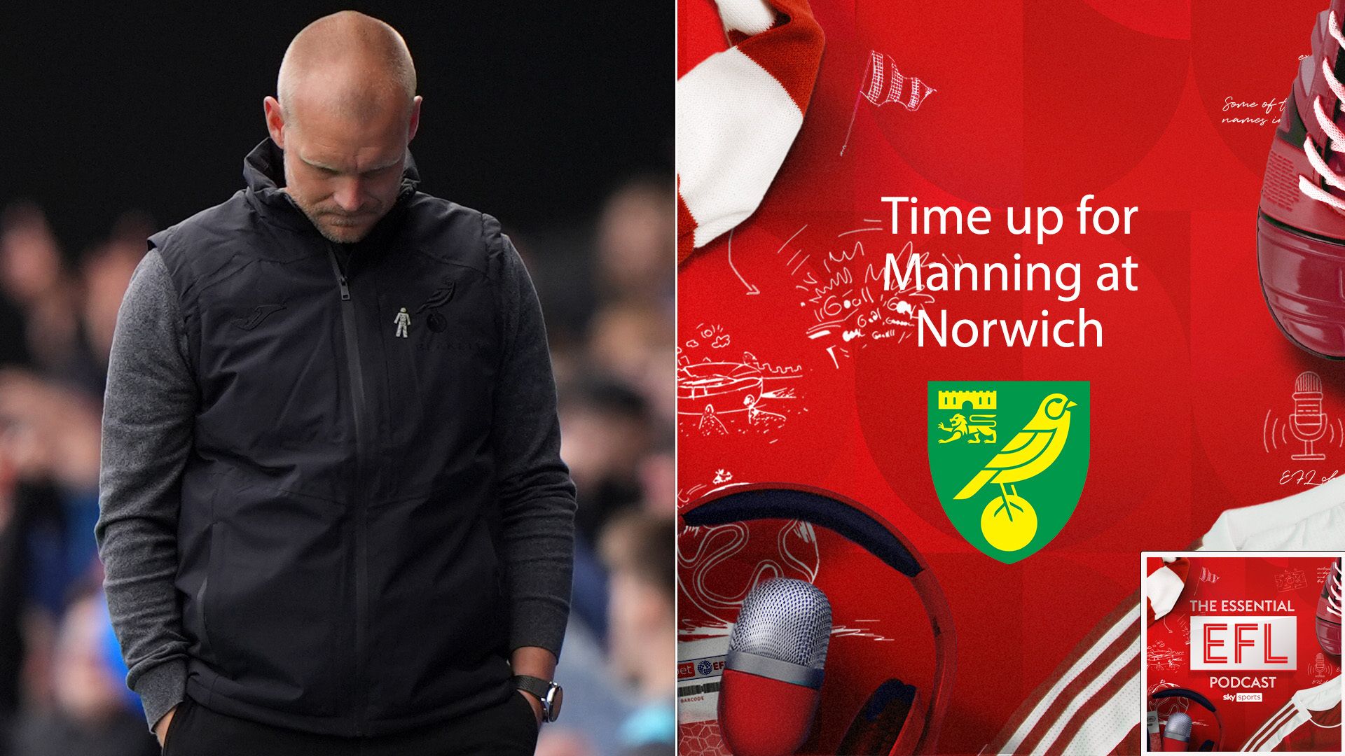 Time up for Manning at Norwich