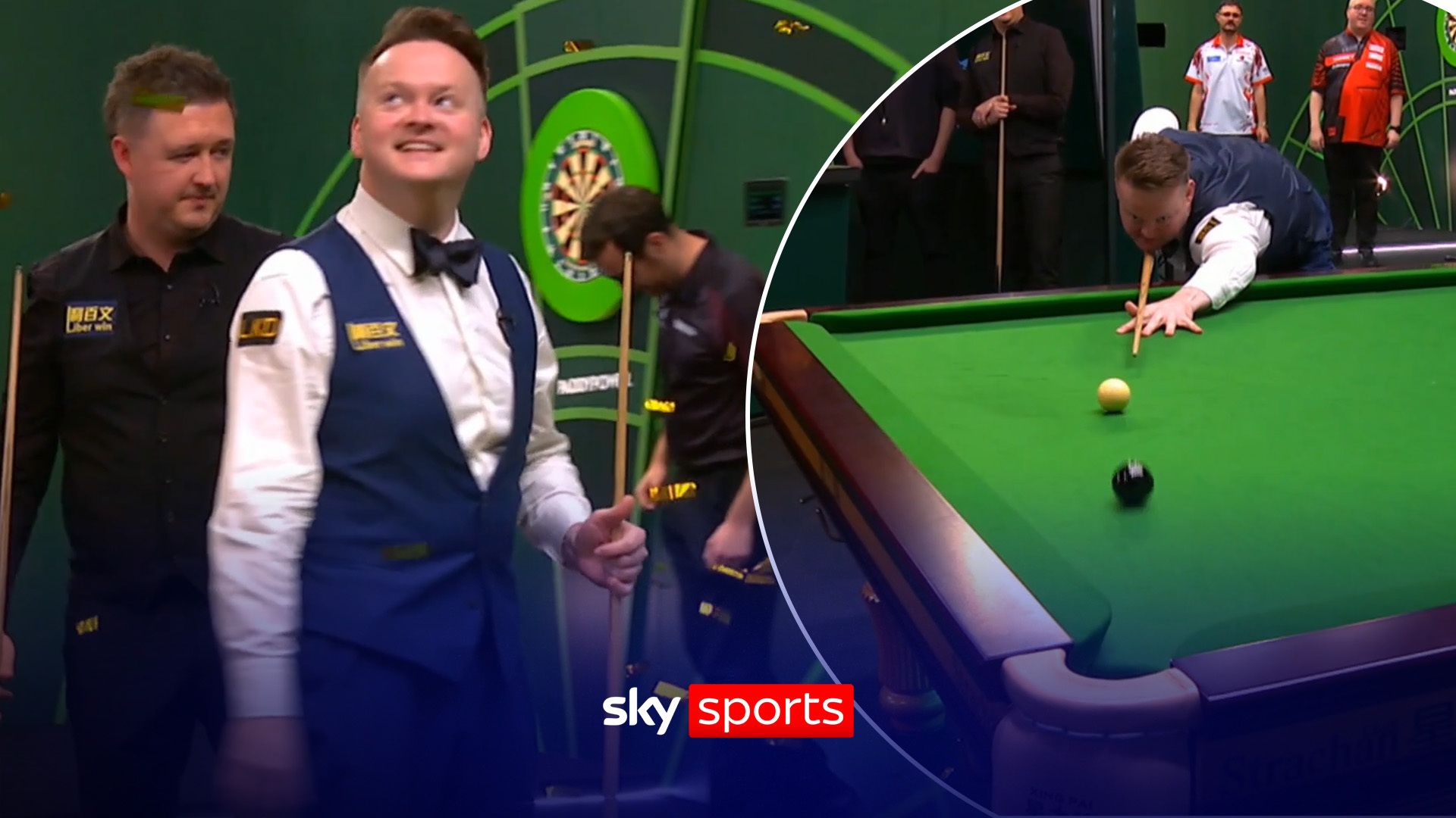 Shaun Murphy nails 147 in snooker vs darts challenge!