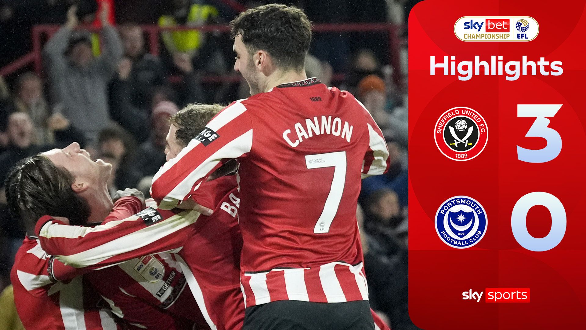 Sheff Utd 3-0 Portsmouth 