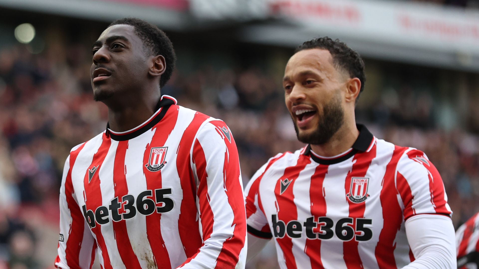 Mubama nets hat-trick as Stoke hammer Bristol City