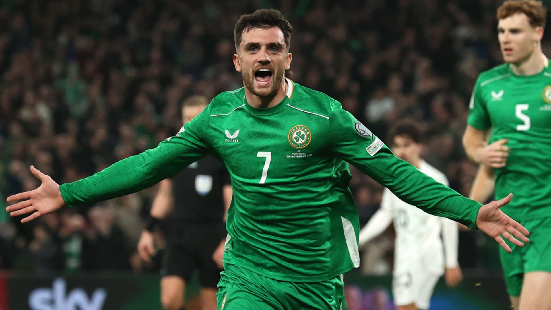 Live score: Republic of Ireland vs Portugal