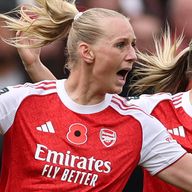 Stina Blackstenius was wrongly denied a goal by officials as Arsenal draw with Chelsea
