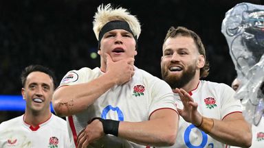 England's Henry Pollock scored the crucial try against Australia at Allianz Stadium Twickenham off the bench in only his second cap