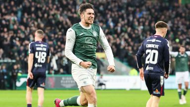 Hibernian's Kieron Bowie opened the scoring at Easter Road