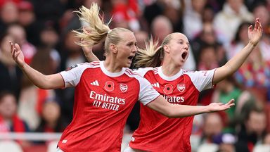 Stina Blackstenius was wrongly denied a goal by officials as Arsenal draw with Chelsea