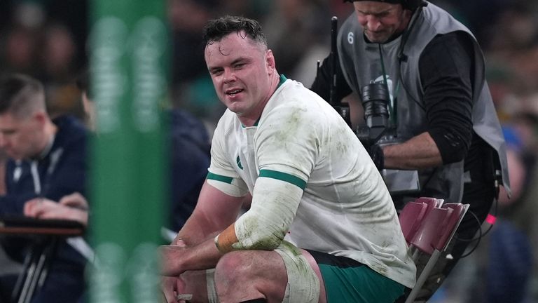 James Ryan was shown a 20-minute red card for an act which caused Ireland to have a try ruled out too