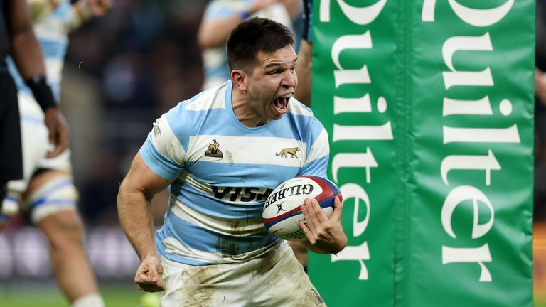 Justo Piccardo scored for Argentina as the Pumas kept fighting back 