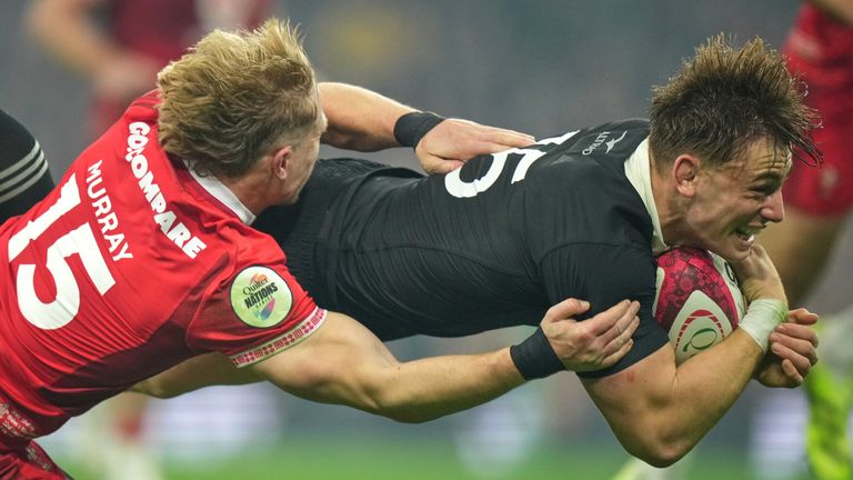 Ruben Love was among the try scorers as the All Blacks beat Wales in Cardiff on Saturday