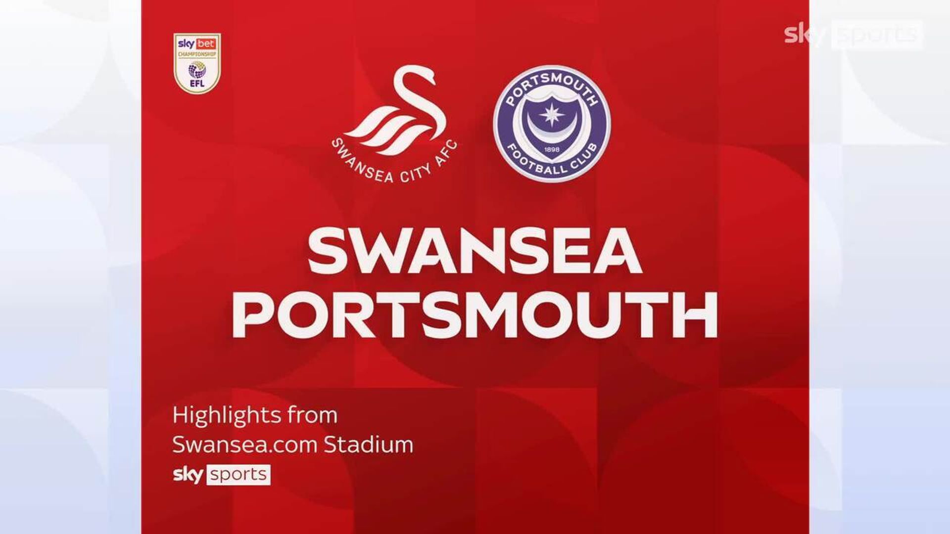 Swansea City 1-0 Portsmouth