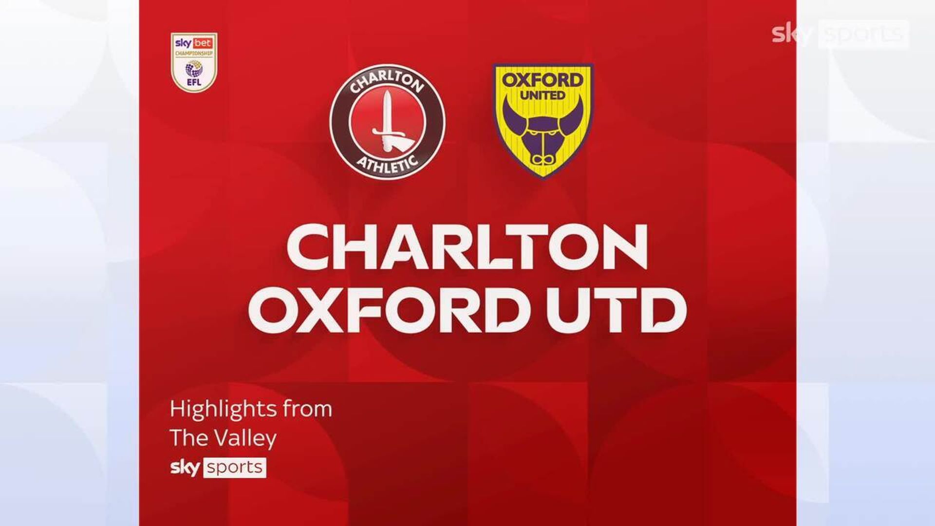 Charlton 1-0 Oxford United