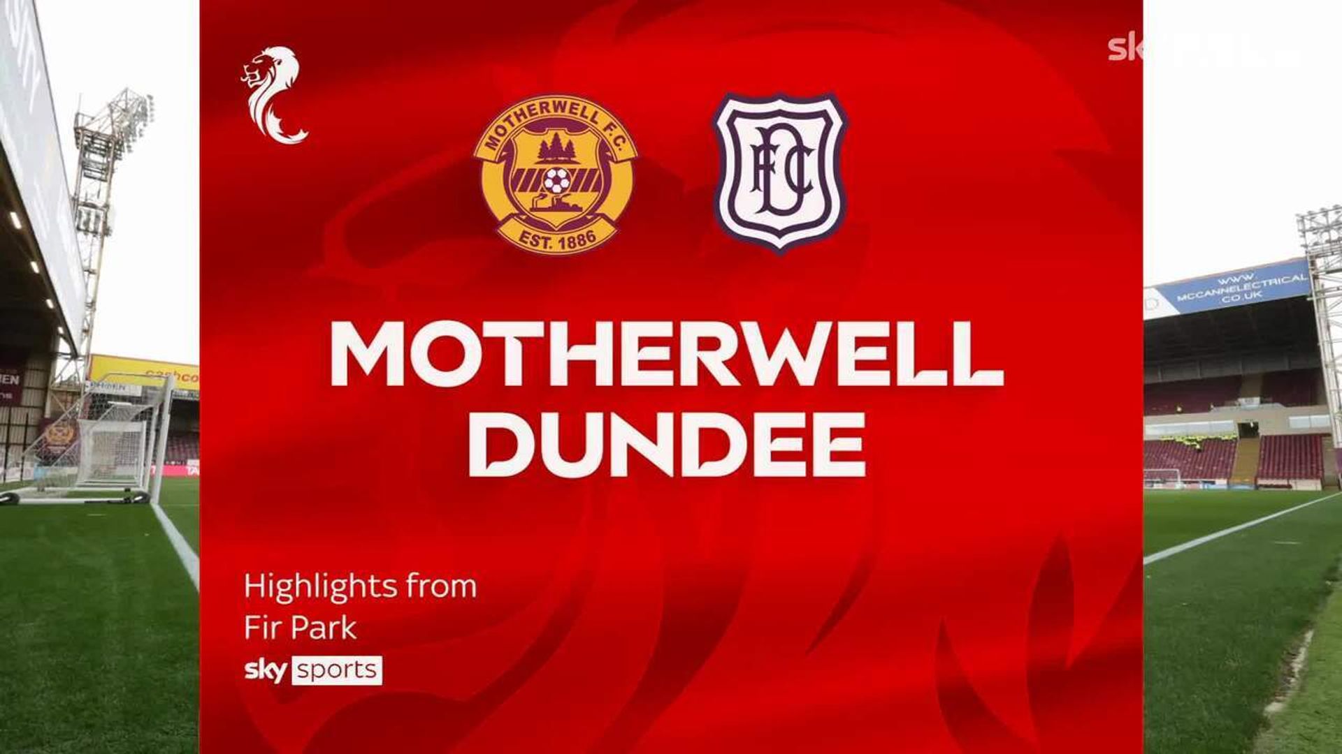 Motherwell 1-0 Dundee