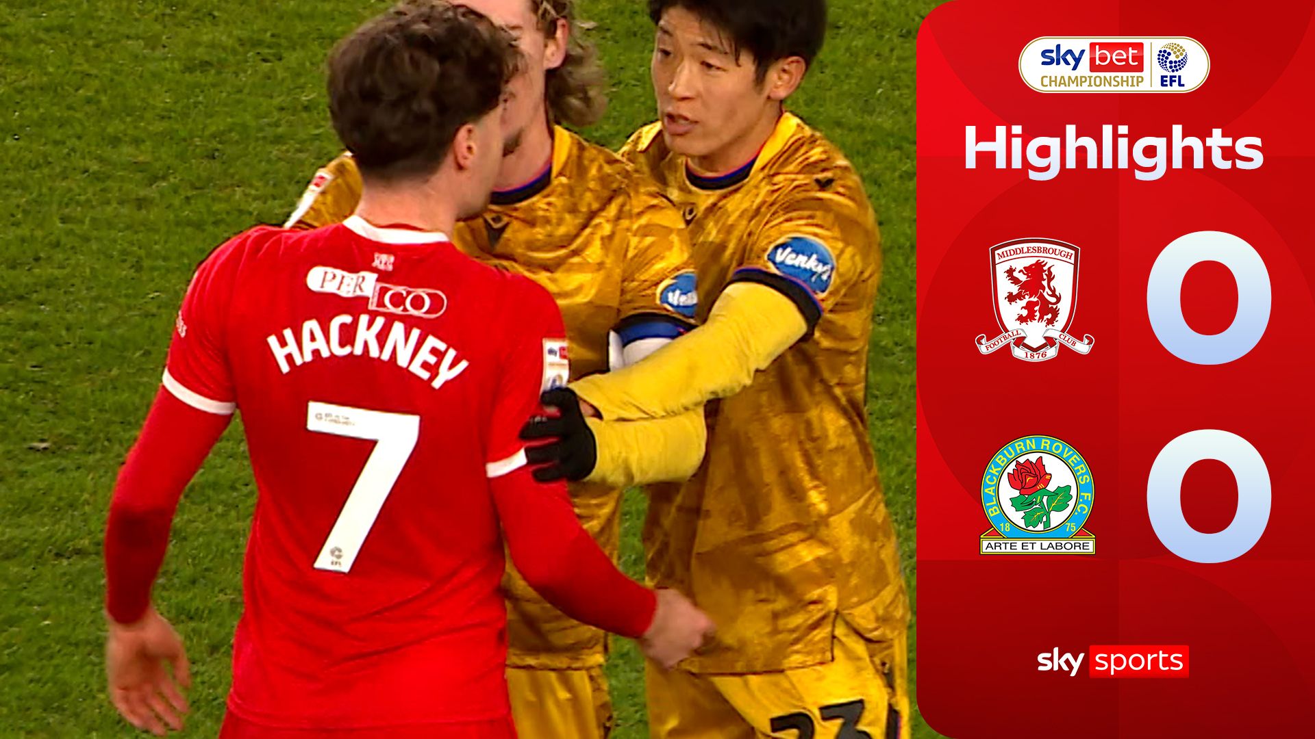 Middlesbrough 0-0 Blackburn