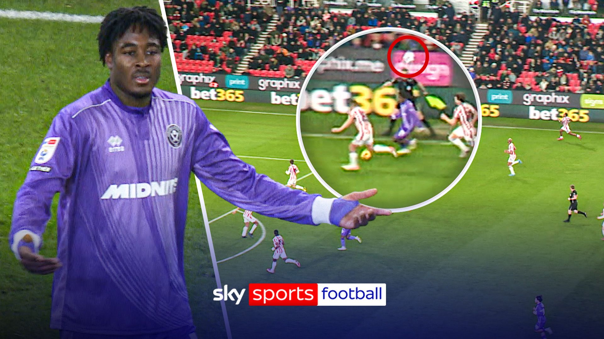 The curse of the beach ball returns! | Brooks stopped in his tracks by inflatable at Stoke