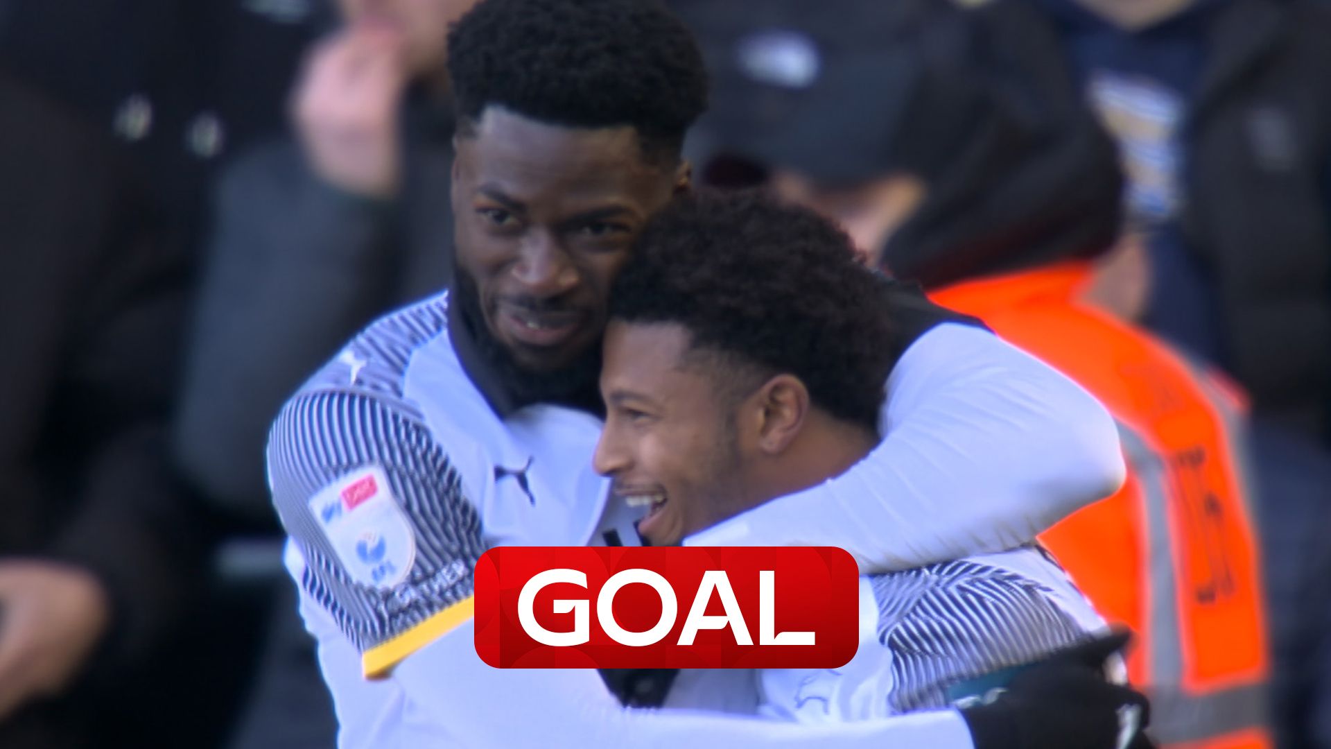 Agyemang opens scoring for Derby after rapid counter-attack