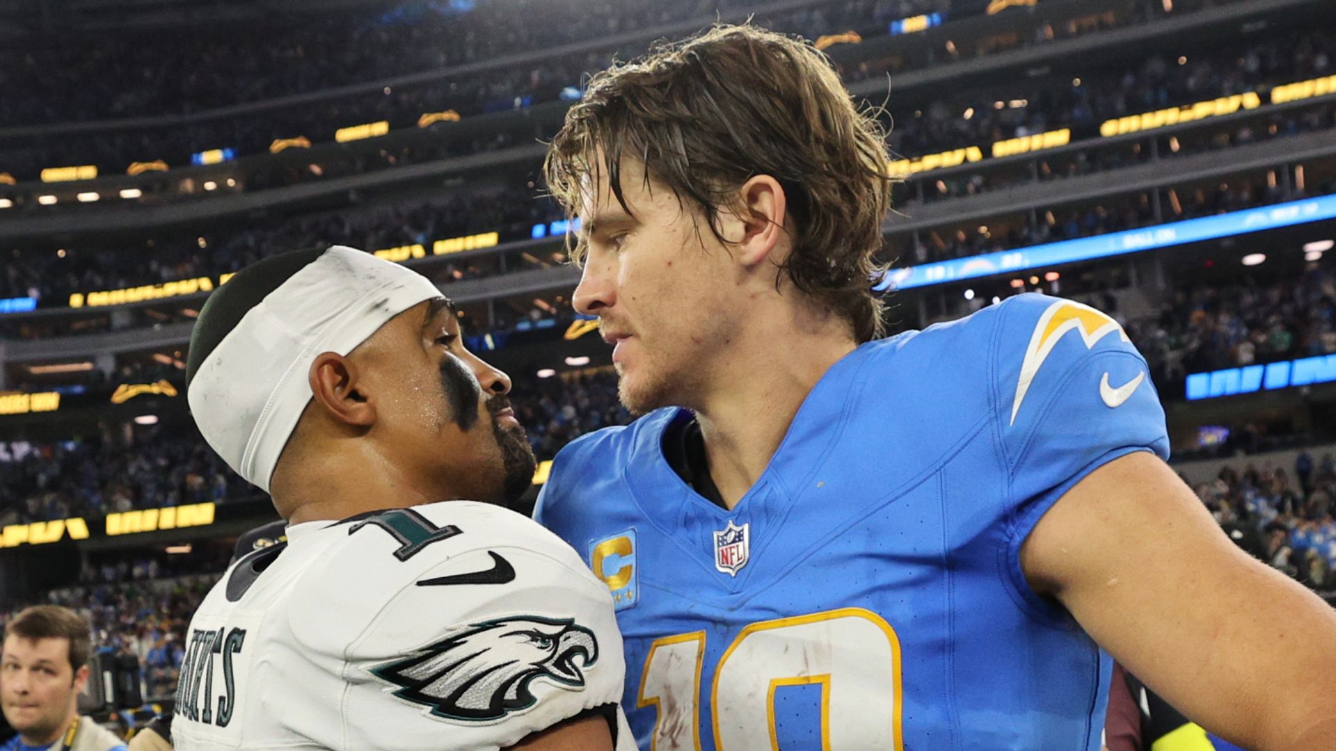 'In same conversation as birth of my kids' - Chargers beat Eagles in overtime epic