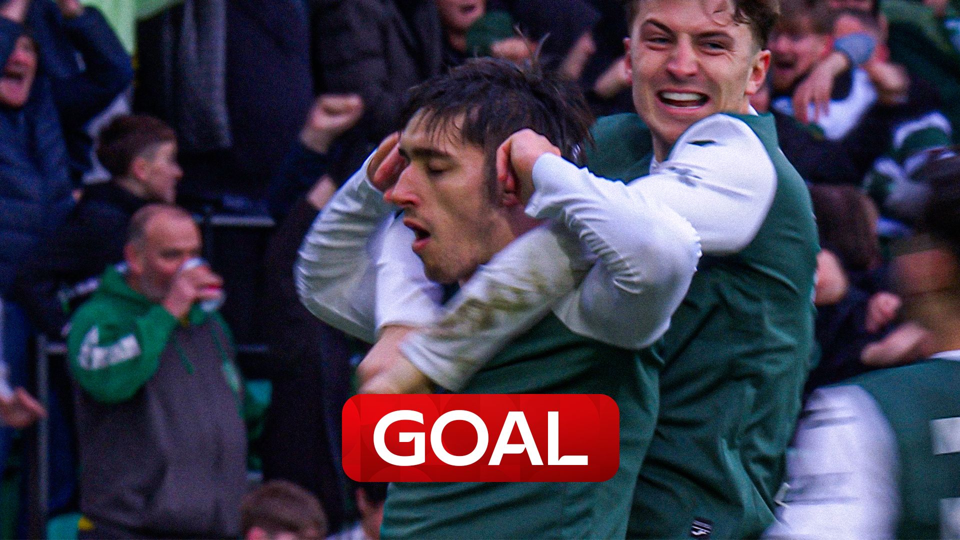 'Beyond their WILDEST dreams!' | Easter Road erupts as Bowie makes it three!