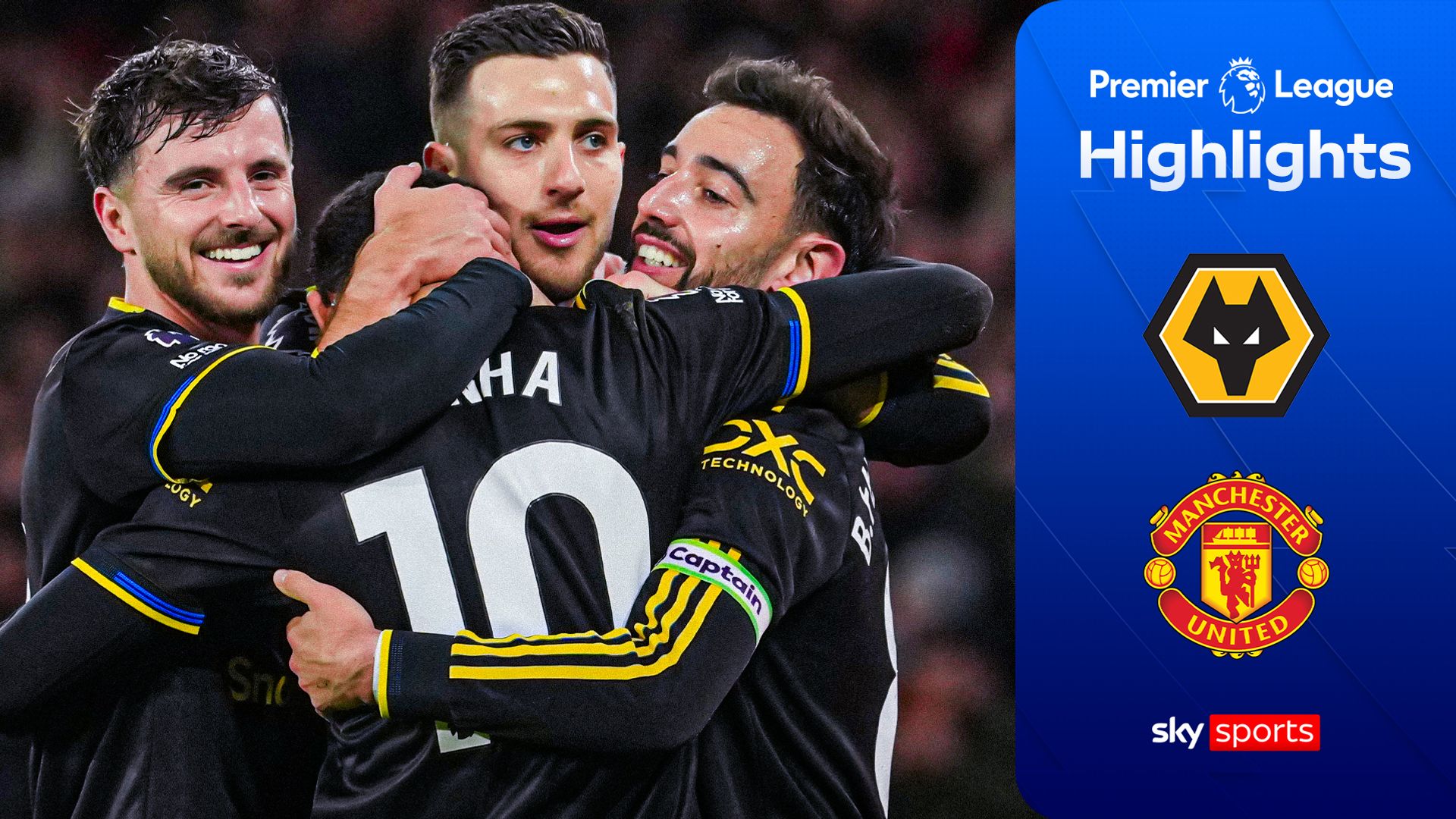 Fernandes at double as Man Utd hit FOUR to thrash sorry Wolves