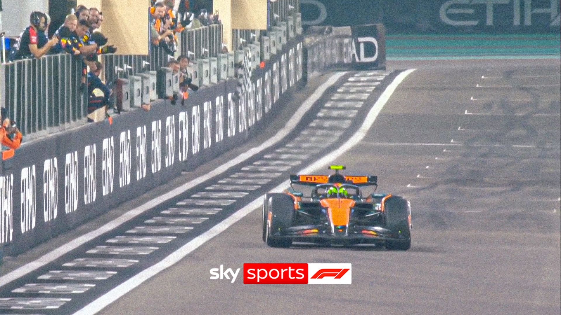 The moment Lando Norris became F1 world champion!
