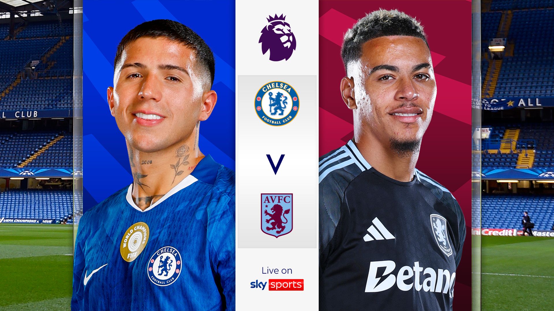 Chelsea vs Aston Villa live on Sky: Delap & Estevao back in contention