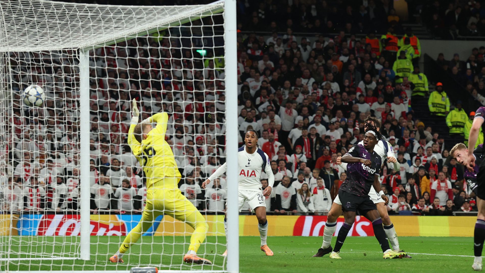 Spurs take deserved lead through Slavia Prague own-goal LIVE!