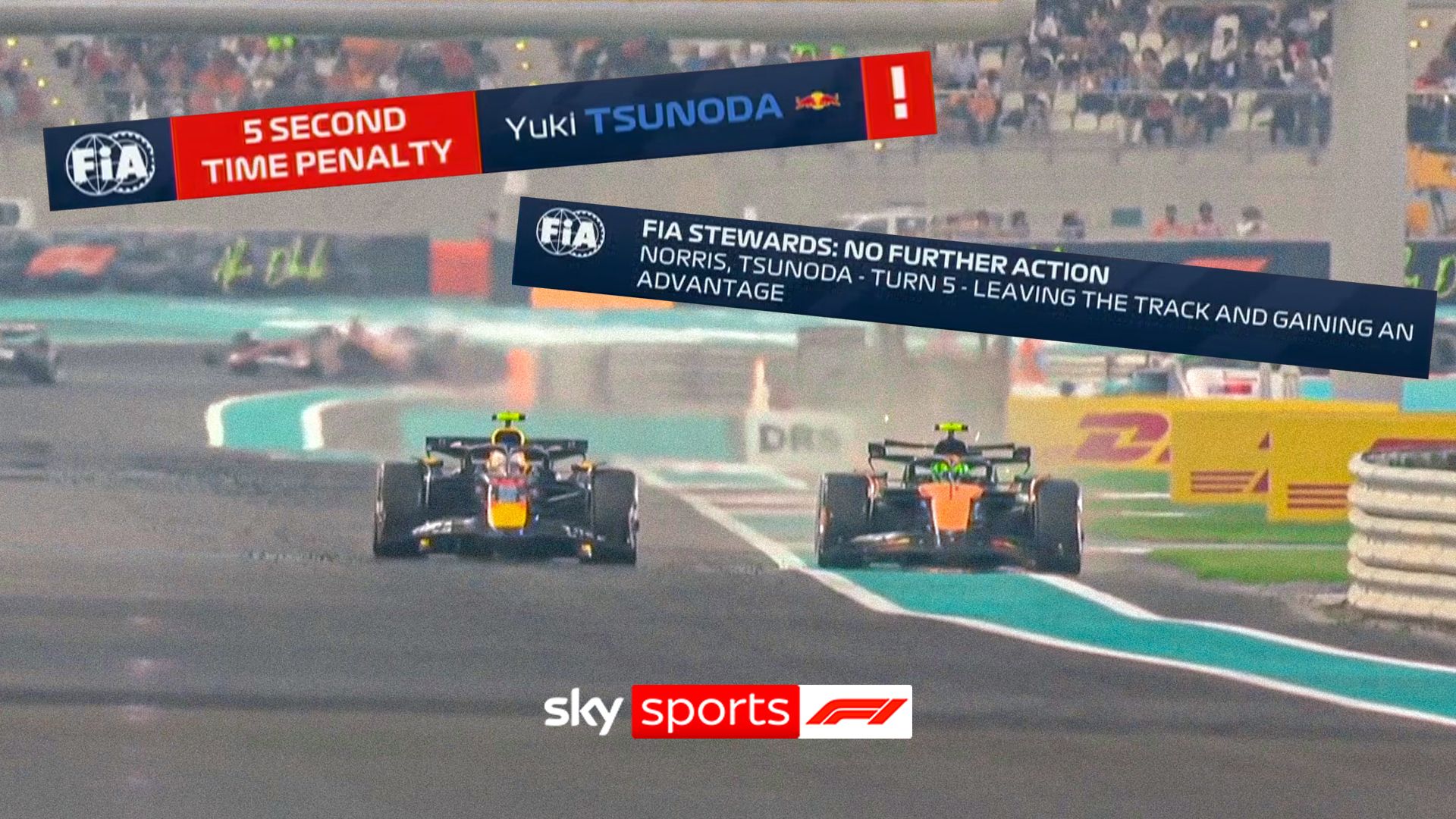 Should Norris have been penalised for off-track overtake on Tsunoda?