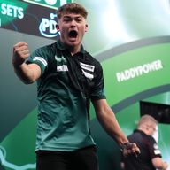 Charlie Manby made a debut to remember at the World Darts Championship