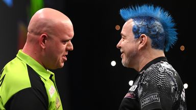 Michael van Gerwen and Peter Wright