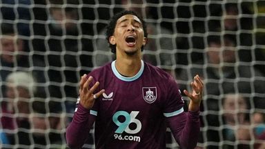 Bashir Humphreys rues a missed chance against Everton