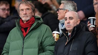 Sir Jim Ratcliffe's (left) deal to buy a minority stake in Manchester United was announced in 2023